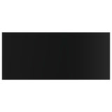 Bookshelf Boards 4 pcs High Gloss Black 100x50x1.5 cm Engineered Wood - Top-Down View