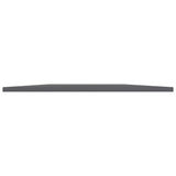 Bookshelf Boards 4 pcs High Gloss Grey 100x50x1.5 cm Engineered Wood - Side View