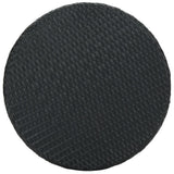 3 Piece Garden Bar Set with Cushions Poly Rattan Black - Top-Down View