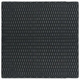 5 Piece Garden Bar Set with Cushions Poly Rattan Black - Extra Image