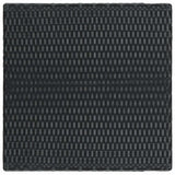 5 Piece Outdoor Bar Set with Armrest Poly Rattan Black - Extra Image