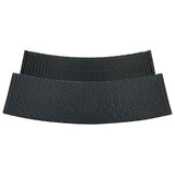 3 Piece Garden Bar Set Black