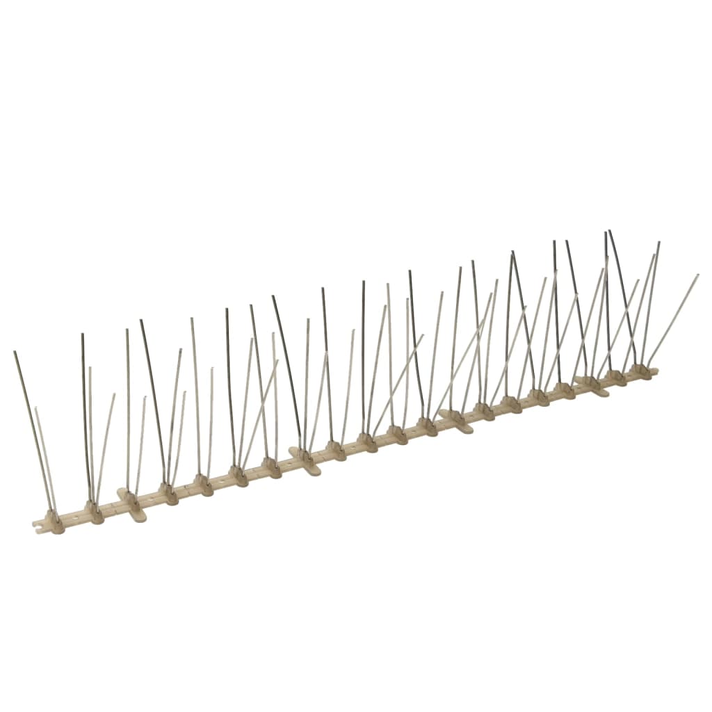 5-row Plastic Bird & Pigeon Spikes Set of 6 3 m