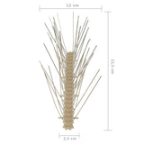 5-row Plastic Bird & Pigeon Spikes Set of 6 3 m