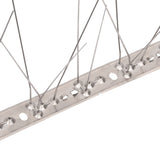 5-row Stainless Steel Bird & Pigeon Spikes Set of 10 5 m - 45-Degree Angle