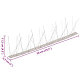 5-row Stainless Steel Bird & Pigeon Spikes Set of 40 20 m - Close-Up Angle