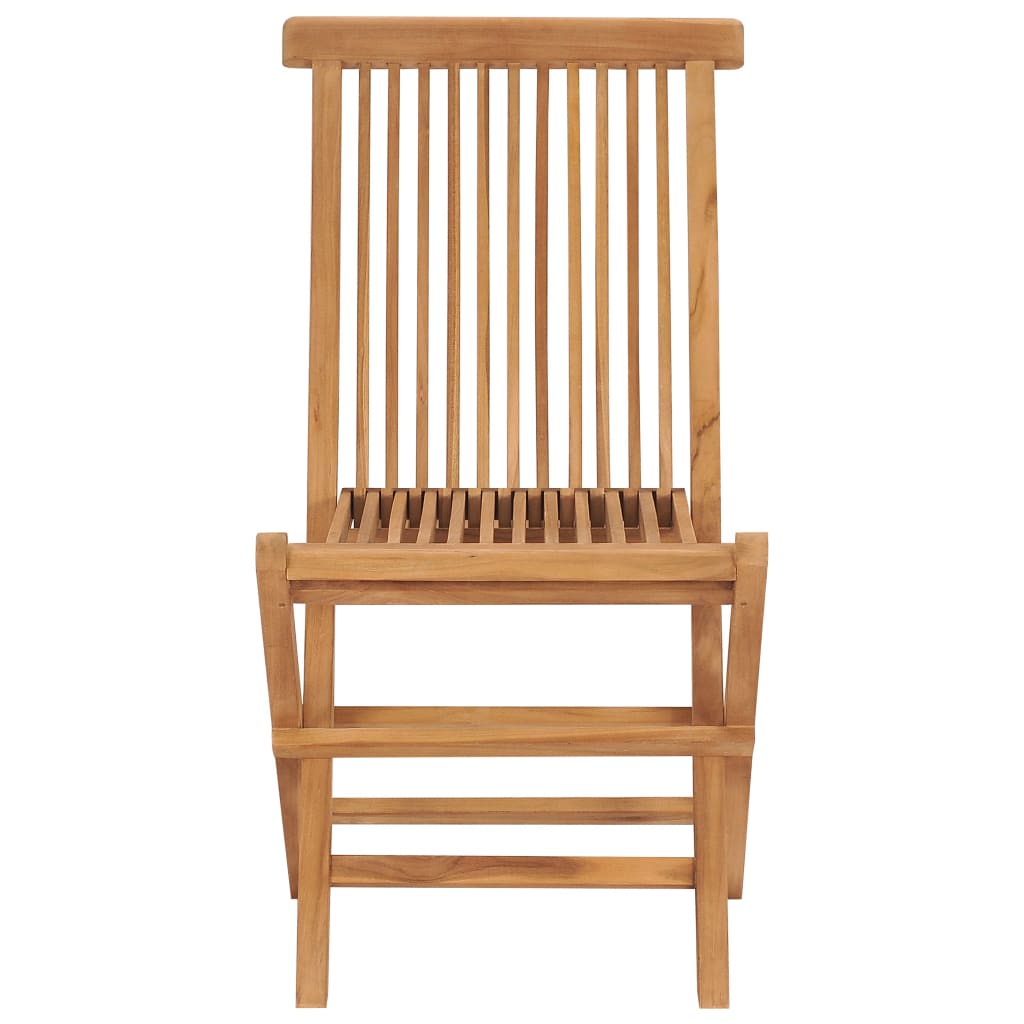 Garden Chairs with Anthracite Cushions 2 pcs Solid Teak Wood