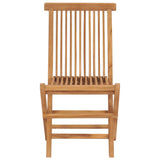 Garden Chairs with Anthracite Cushions 2 pcs Solid Teak Wood