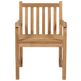 Garden Chairs 2 pcs with Taupe Cushions Solid Teak Wood