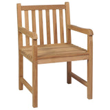 Garden Chairs 2 pcs with Anthracite Cushions Solid Teak Wood - Top-Down View