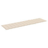 Sun Lounger with Table and Cushion Solid Teak Wood - Low Angle
