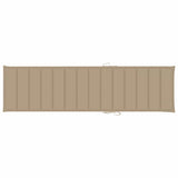 Sun Lounger with Table and Cushion Solid Teak Wood - Extra Image