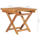 Sun Lounger with Table and Cushion Solid Teak Wood - Extra Image