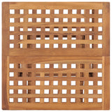 3 Piece Folding Outdoor Dining Set with Cushion Solid Wood Teak
