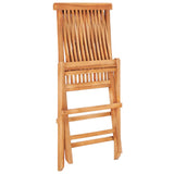 3 Piece Bistro Set with Anthracite Cushions Solid Teak Wood