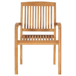 Garden Chairs 2 pcs with Taupe Cushions Solid Teak Wood