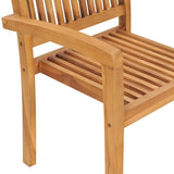 Garden Chairs 2 pcs with Taupe Cushions Solid Teak Wood - Close-Up Angle