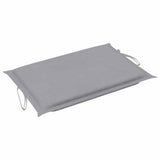 Rocking Sun Lounger with Cushion Solid Teak Wood - Low Angle
