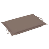 Rocking Sun Lounger with Cushion Solid Teak Wood - Low Angle