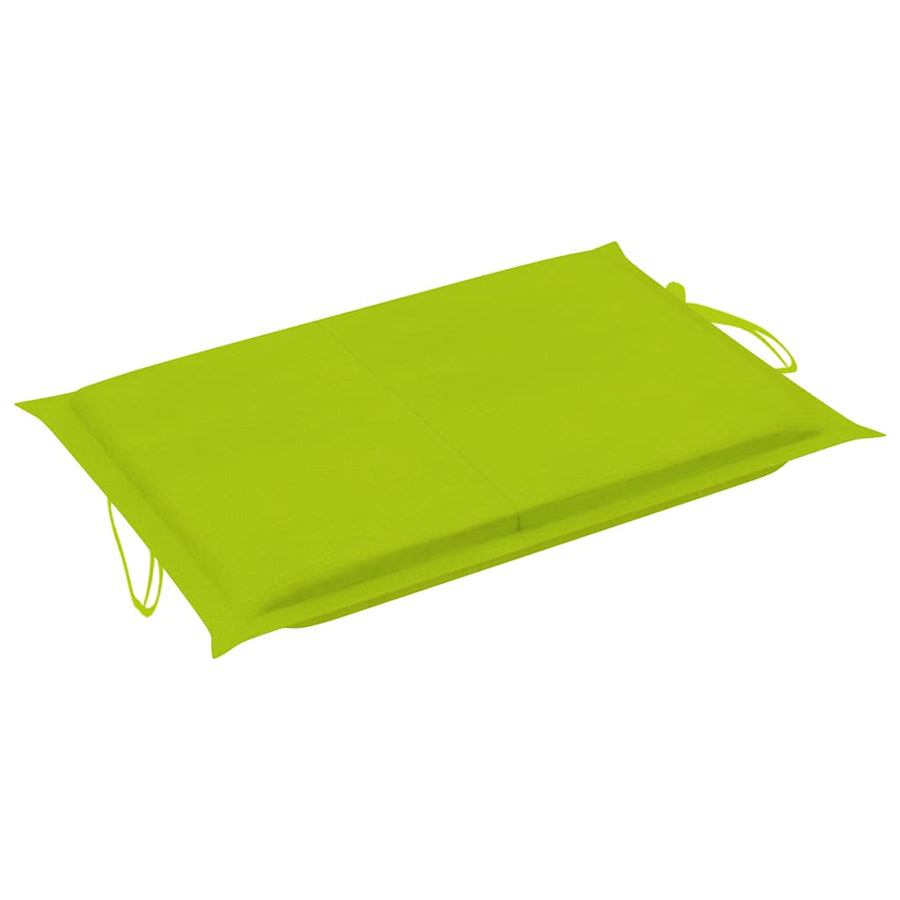 Rocking Sun Lounger with Cushion Solid Teak Wood