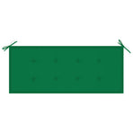 Garden Bench with Cushion 120 cm Solid Acacia Wood