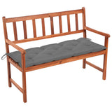Garden Bench with Cushion 120 cm Solid Acacia Wood