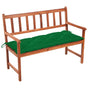 Garden Bench with Cushion 120 cm Solid Acacia Wood