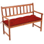 Garden Bench with Cushion 120 cm Solid Acacia Wood