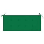 Garden Bench with Cushion 120 cm Bamboo