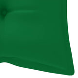 Garden Bench with Cushion 120 cm Bamboo - Extra Image