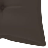 Garden Bench with Cushion 120 cm Bamboo - Extra Image