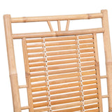 Rocking Chair with Cushion Bamboo