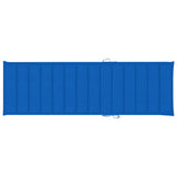 2-Person Sun Lounger with Cushions Bamboo - Low Angle