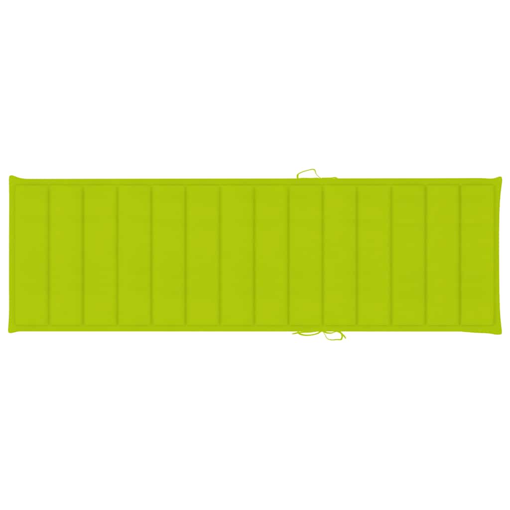 2-Person Sun Lounger with Cushions Bamboo