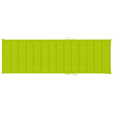 2-Person Sun Lounger with Cushions Bamboo