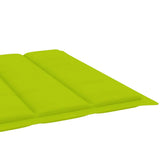 2-Person Sun Lounger with Cushions Bamboo