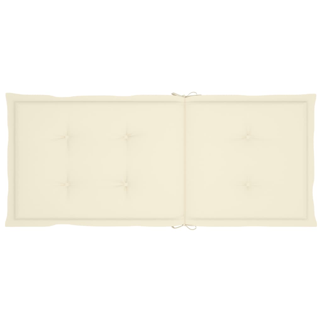 Folding Garden Chairs 6 pcs with Cushions Solid Acacia Wood