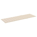 Sun Lounger with Cushion Solid Acacia Wood - Extra Image