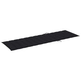 Sun Lounger with Cushion Solid Acacia Wood - Extra Image