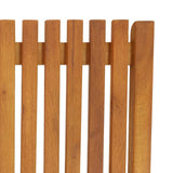 Sun Lounger with Cushion Solid Acacia Wood - Close-Up Angle