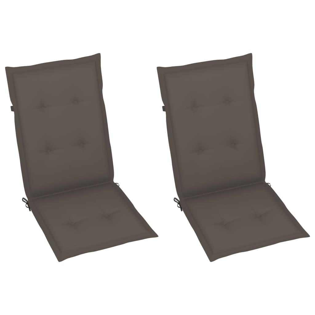 Rocking Chair with Cushions Grey Solid Acacia Wood