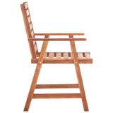 Outdoor Dining Chairs 3 pcs with Cushions Solid Acacia Wood - 45-Degree Angle