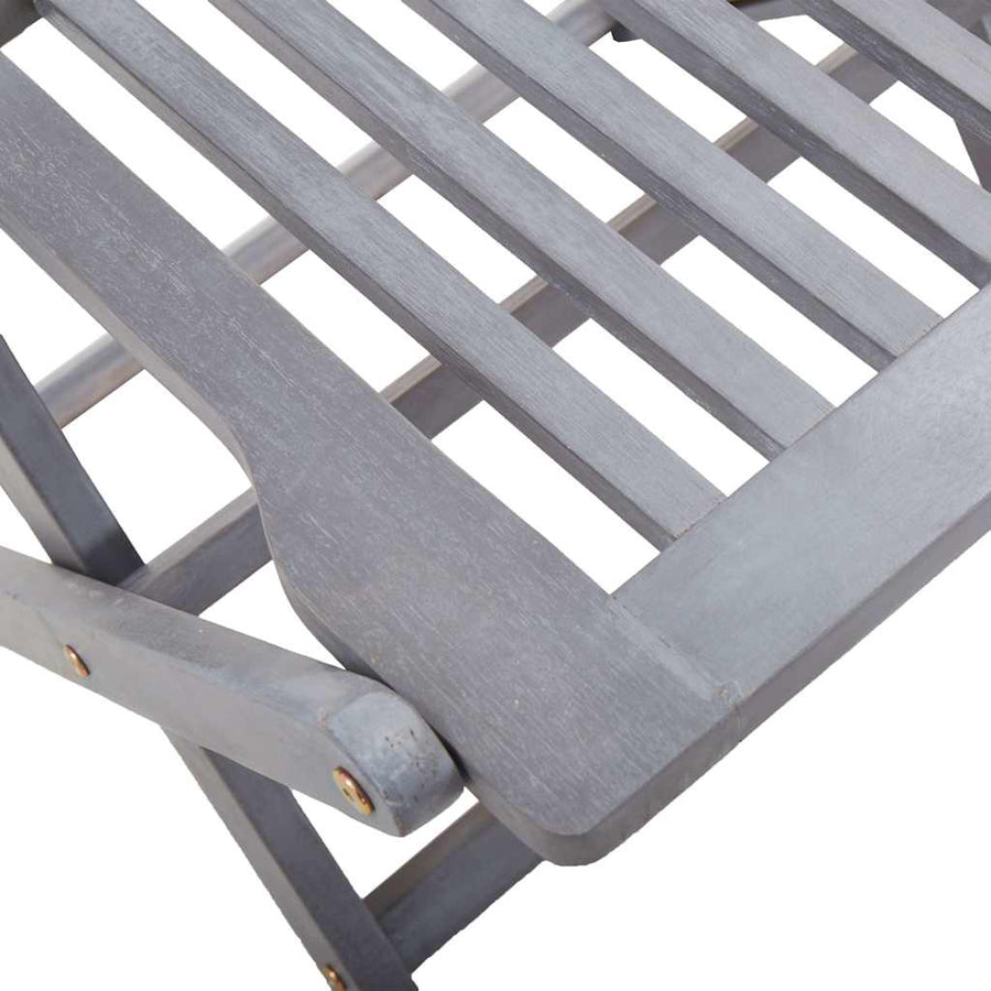 Folding Chairs 4 pcs with Cushions Solid Acacia Wood