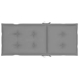 Garden Reclining Chairs 2 pcs with Cushions Solid Acacia Wood