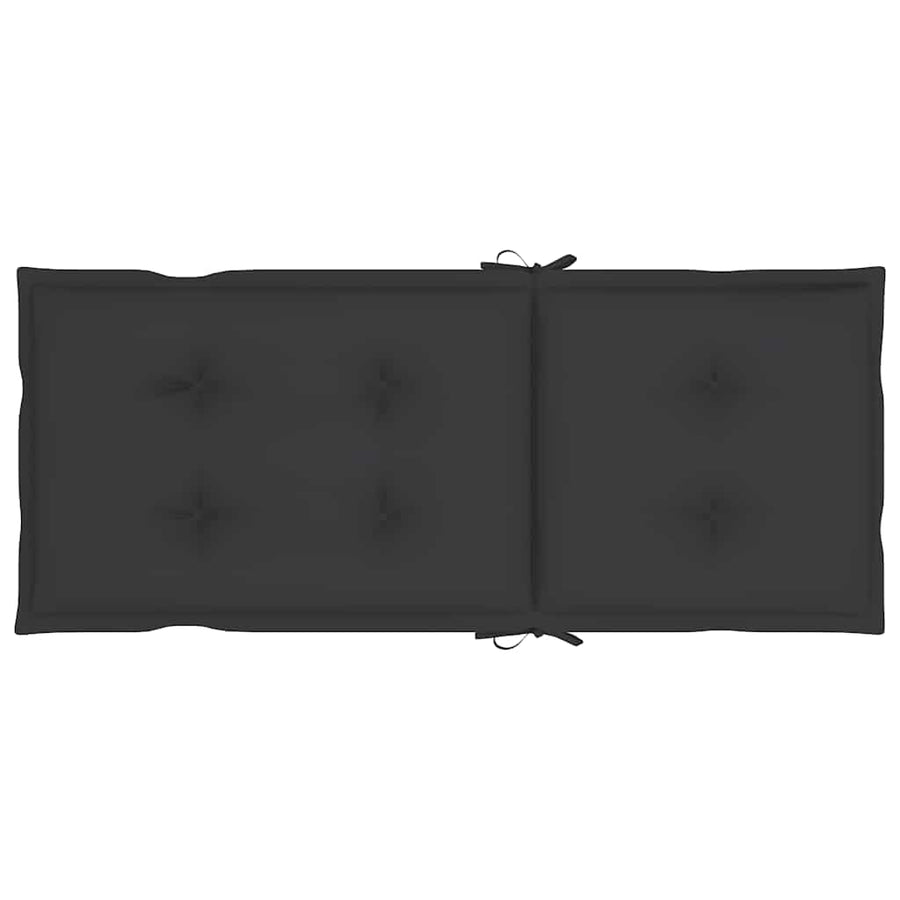 Garden Reclining Chairs 3 pcs with Cushions Solid Acacia Wood