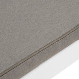 6 Piece Garden Lounge Set with Cushions Plastic White - Extra Image