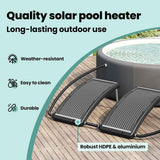 Curved Pool Solar Heating Panels 2 pcs 110x65 cm