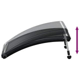 Curved Pool Solar Heating Panels 2 pcs 110x65 cm - Low Angle