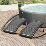 Curved Pool Solar Heating Panels 2 pcs 110x65 cm