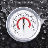 2-in-1 Kamado Barbecue Grill Smoker Ceramic 56 cm Black - Extra Image